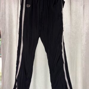 Arena Women's Medium Black Track Pants with Mesh Lining
